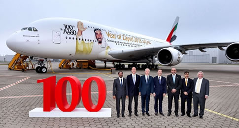 Mais de 105 milhões de passageiros viajaram no Emirates A380 desde 2008