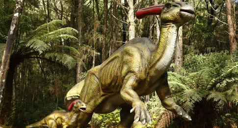 Olímpia será invadida por dinossauros