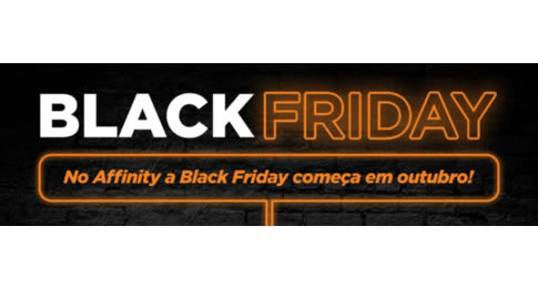 A Black Friday começou mais cedo na Affinity Seguro Viagem, a partir desta terça, dia 22 de outubro.