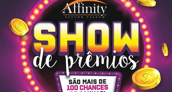 A Affinity retoma nesta terça, dia 15, a campanha Show de Prêmios e apresenta as novas datas de participação e sorteios.