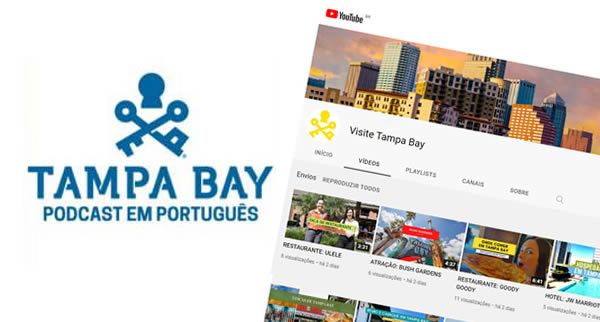 Tampa Bay agora possui um podcast - o Visite Tampa Bay Podcast
