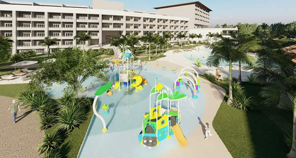 O Hotel Jequitimar Guarujá Resort & Spa by Accor, o mais luxuoso resort do litoral brasileiro, vai inaugurar o seu novo parque aquático infantil.