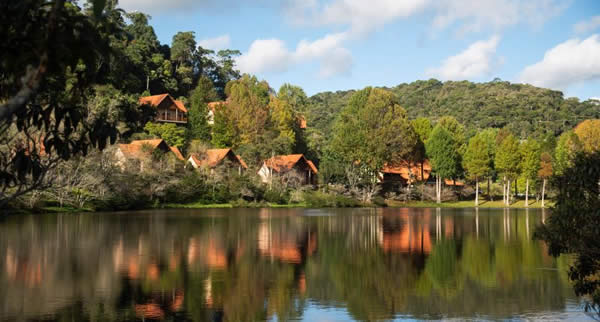 Clima de montanha, Mata Atlântica, banho de floresta, piscina aquecida e massagens são algumas das experiências do Eco Lodge Natureza, em Vargem Alta